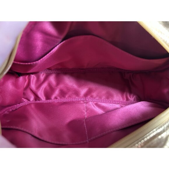 Coach Gold Metallic Make Up/Cosmetic Bag. Limited Edition. - Picture 12 of 13